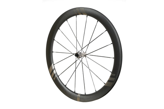 Farsports EVO S5 front wheel, 50 mm rim laced with bladed carbon spokes