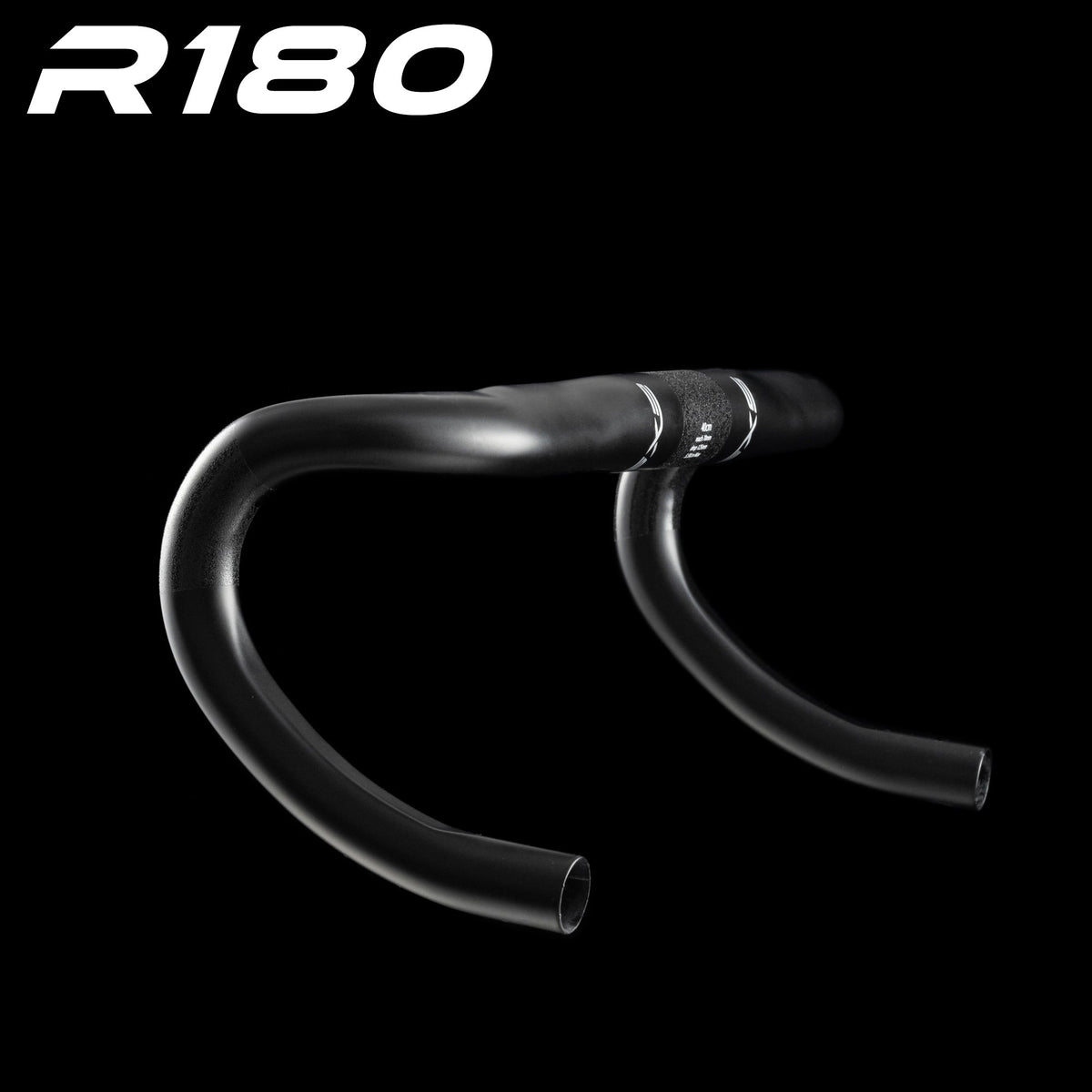 EXS R180 handlebar from the side, drops in profile
