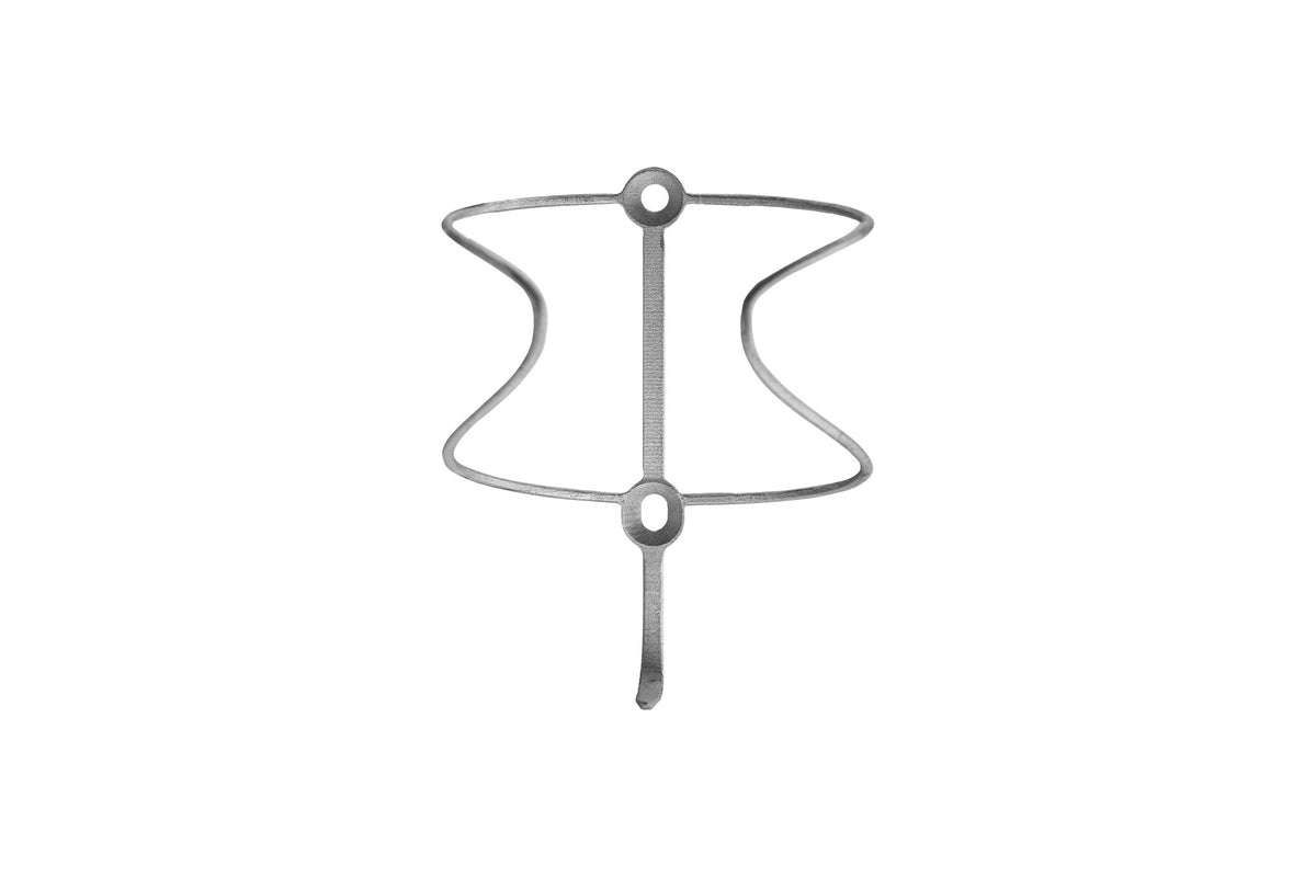 EXS titanium bottle cage from the front