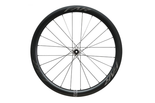 Farsports C4 wheel at an angle, showing the 45 mm rim profile