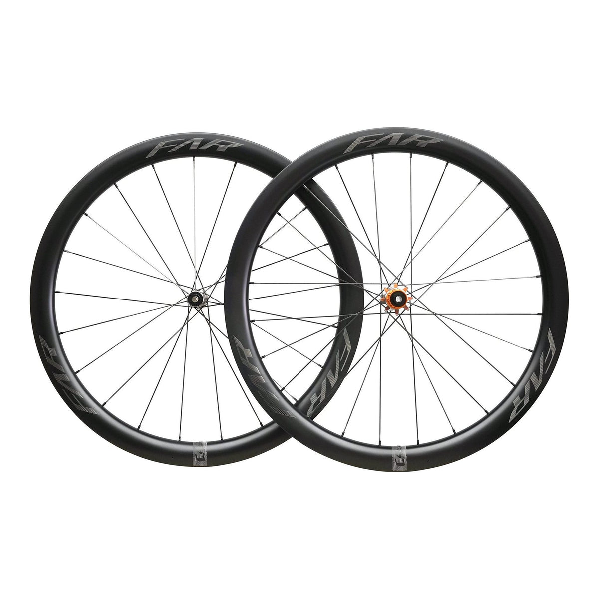 Roues carbone route Farsports C4 45 mm, avant et arrière
