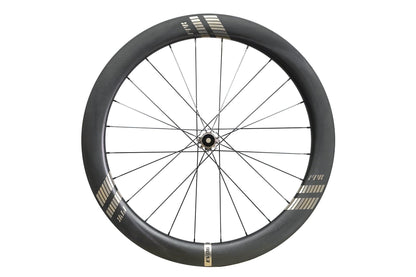 Farsports EVO C6 wheel, three-quarter view with Alpina Ultralite steel spokes