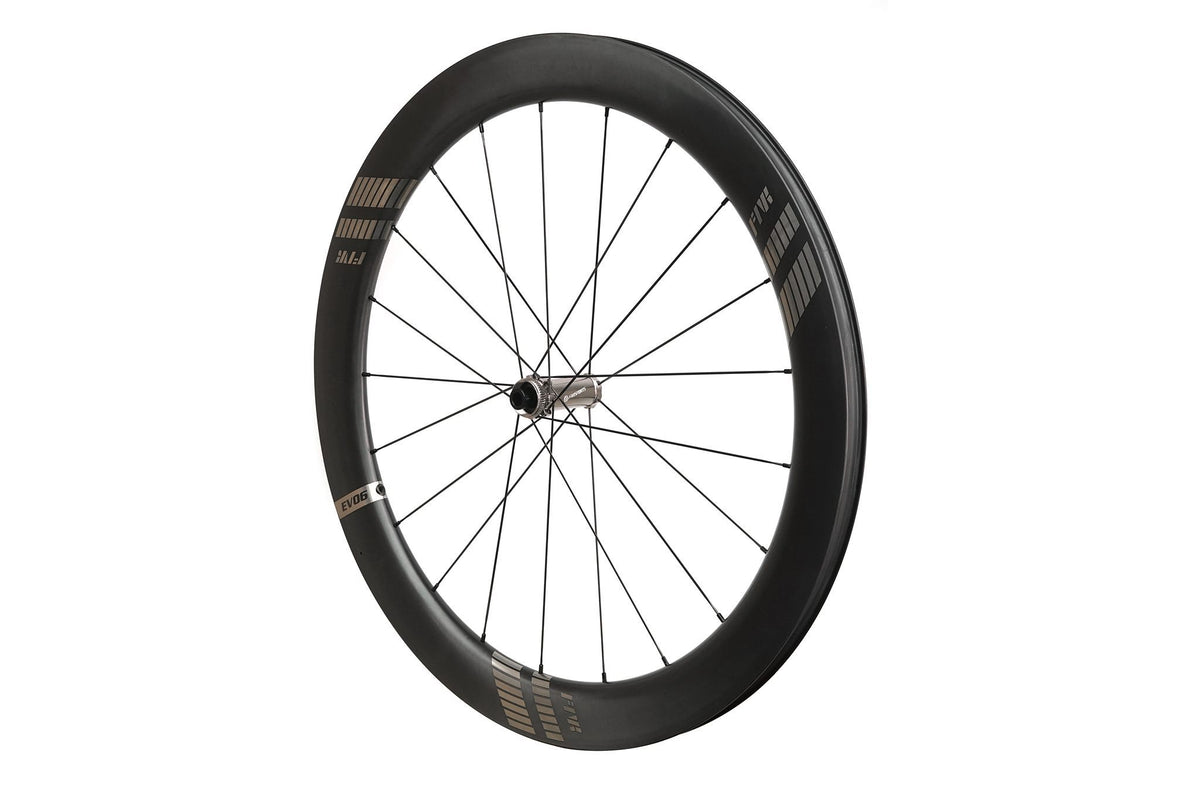 Farsports EVO C6 wheel straight on, CH01 ratchet hub and Center Lock disc mount
