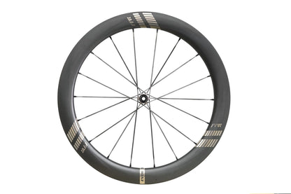 Roue Farsports EVO S6 de trois quarts, avec rayons carbone Farsports