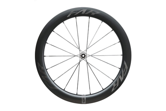 Farsports S6 wheel at an angle, showing the 58 mm rim profile